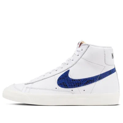 Nike Blazer Mid '77 'red & Blue' In White