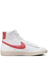 Nike Blazer Mid '77 "red Stardust" Sneakers In White