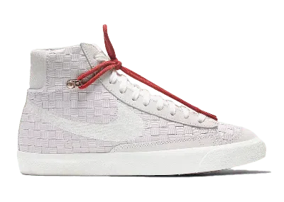 Pre-owned Nike Blazer Mid 77 Sashiko Pink (women's) Sneakers In Blush/white In Multi
