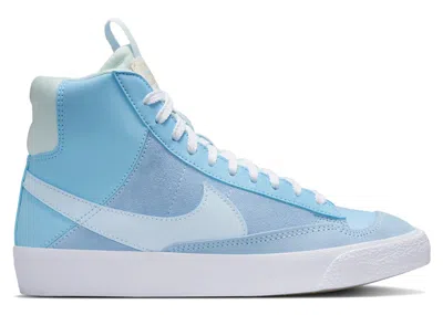 Pre-owned Nike Blazer Mid '77 Se D Sneakers In Psychic Blue/sail/beach In Multi