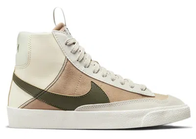 Pre-owned Nike Blazer Mid 77 Se Dance Sneakers In Sanddrift/light Silver/phantom