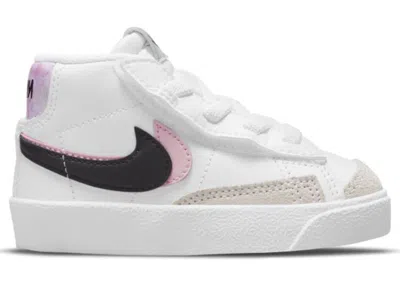 Pre-owned Nike Blazer Mid 77 Se Double Swoosh Sneakers In White/arctic Punch/black
