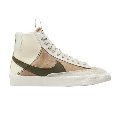 Pre-owned Nike Blazer Mid '77 Se Gs 'dance - Sanddrift' | Brown | Kid's Size 5.5