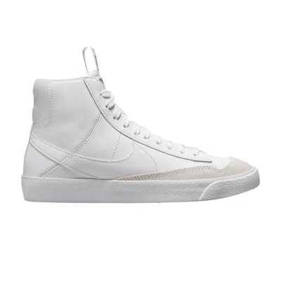 Pre-owned Nike Blazer Mid '77 Se Gs 'dance - White Black' | Kid's Size 3.5