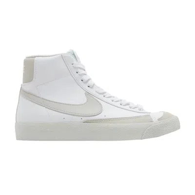 Pre-owned Nike Blazer Mid '77 Se Gs 'white Light Bone' | Kid's Size 4