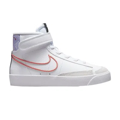 Pre-owned Nike Blazer Mid '77 Se Ps 'playful Branding - White' | Kid's Size 13
