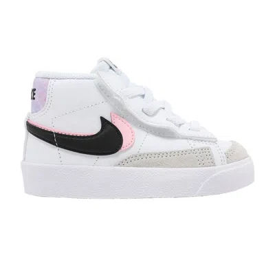 Pre-owned Nike Blazer Mid '77 Se Td 'double Swoosh - White Arctic Punch' | Infant Size 10