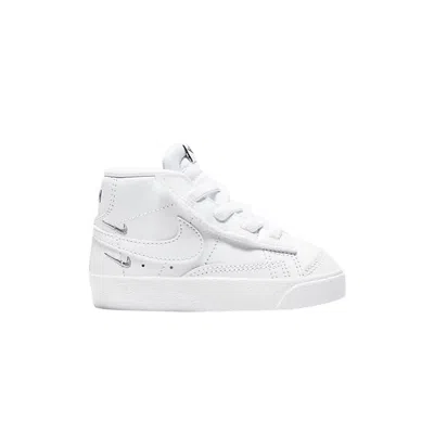 Pre-owned Nike Blazer Mid '77 Se Td 'sisterhood - White Metallic Silver' | Infant Size 6