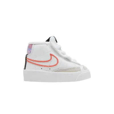 Pre-owned Nike Blazer Mid '77 Se Td 'white Magic Ember' | Infant Size 4