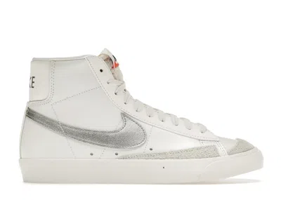 Pre-owned Nike Blazer Mid '77 Silver (women's) Sneakers In Summit White