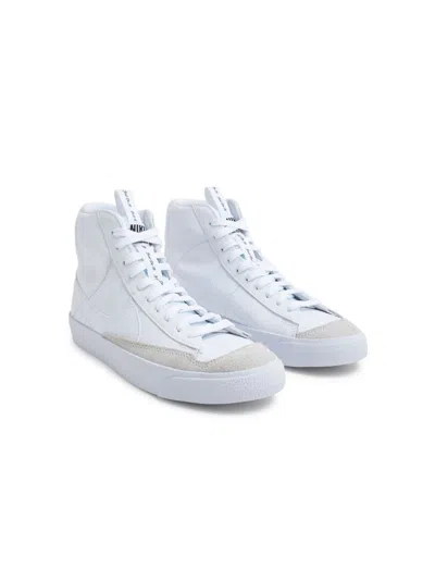 Nike Kids' Blazer Mid 77 Sneakers In 白色
