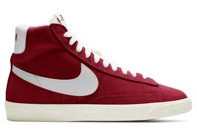 Pre-owned Nike Blazer Mid 77 Sneakers In Gym Red/sail/total Orange