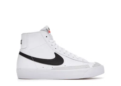 Pre-owned Nike Blazer Mid 77 Sneakers In White/black/total Orange