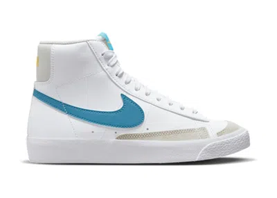 Pre-owned Nike Blazer Mid 77 Sneakers In White/laser Blue