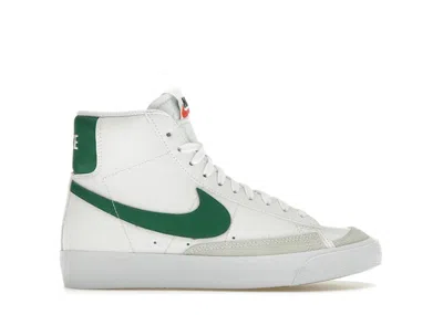 Pre-owned Nike Blazer Mid 77 Sneakers In White/pine Green/black