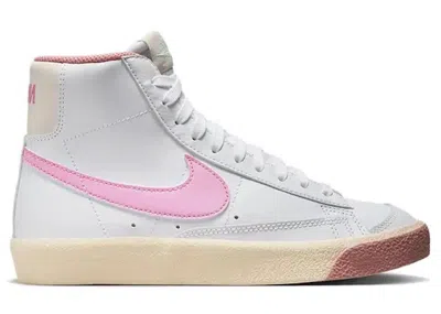 Pre-owned Nike Blazer Mid 77 Sneakers In White/pink Spell/guava Ice