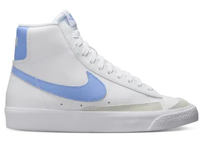 Pre-owned Nike Blazer Mid '77 Sneakers In White/royal Pulse