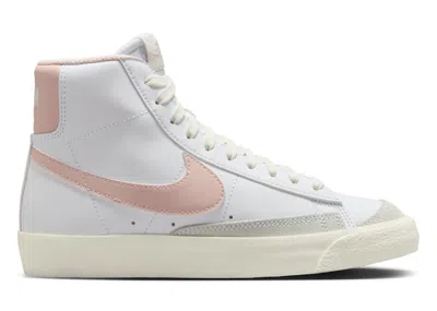Pre-owned Nike Blazer Mid '77 Sneakers In White/sail/echo Pink