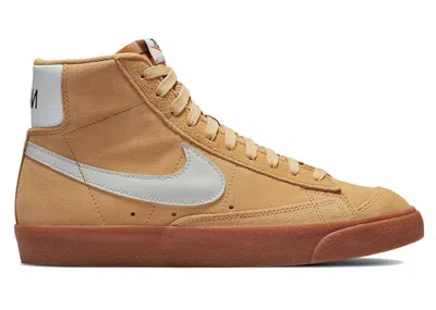 Pre-owned Nike Blazer Mid 77 Suede Gum (women's) Sneakers In Twine/summit White