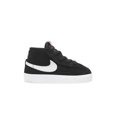 Pre-owned Nike Blazer Mid '77 Td 'black' | Infant Size 4