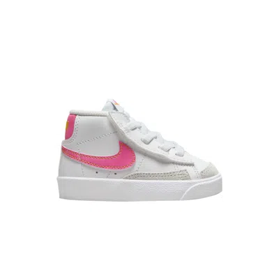 Pre-owned Nike Blazer Mid '77 Td 'summit White Pinksicle' | Infant Size 7