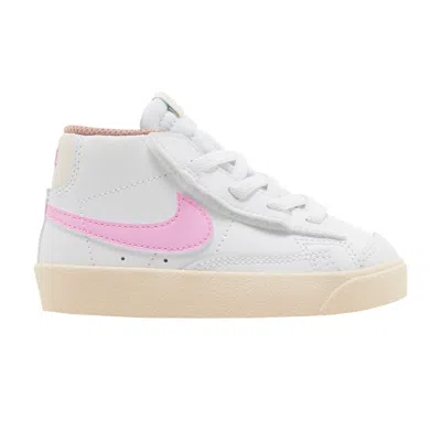 Pre-owned Nike Blazer Mid '77 Td 'white Pink Spell' | Infant Size 2