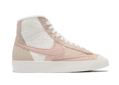 Pre-owned Nike Blazer Mid 77 Toasty (women's) Sneakers In Pearl White/pink Oxford/sail In Multi
