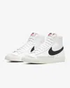 Nike Blazer Mid 77 Vintage Leather Sneaker In White