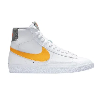 Pre-owned Nike Blazer Mid '77 Vintage Gs 'space Hippie' | White | Kid's Size 6