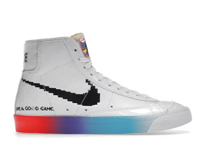 Pre-owned Nike Blazer Mid 77 Vintage Have A Good Game (women's) Sneakers In White/bright Crimson
