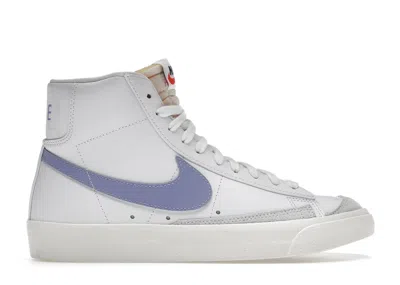 Pre-owned Nike Blazer Mid 77 Vintage Light Thistle (women's) Sneakers In White/sail/peach