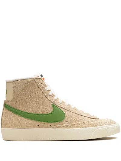 Nike Blazer Mid '77 Vintage "muslin Chlorophyl" Sneakers In Muslin/coconut/green