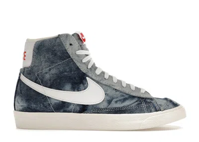 Pre-owned Nike Blazer Mid 77 Washed Denim Pack (women's) Sneakers In Color/white
