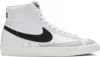 Nike Blazer Mid 77 Cz1055-100 Sneaker Womens White Black Leather Shoes Ham254 In White