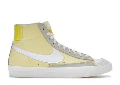 Pre-owned Nike Blazer Mid 77 (women's) Sneakers In Bicycle Yellow/opti Yellow/fossil
