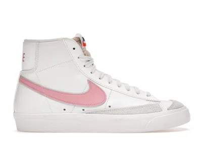 Pre-owned Nike Blazer Mid 77 (women's) Sneakers In Summit White/sunset Pulse/black