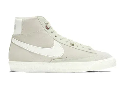 Pre-owned Nike Blazer Mid Eyelets (women's) Sneakers In Bone/white