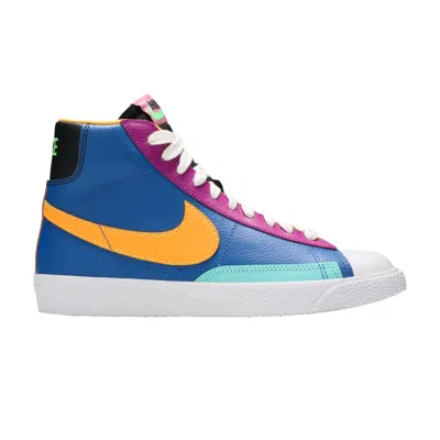 Pre-owned Nike Blazer Mid Gs 'aurora Purple Orange' | Multi-color | Kid's Size 5