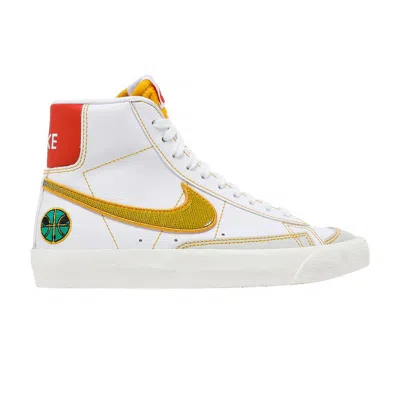 Pre-owned Nike Blazer Mid Gs 'roswell Rayguns' | White | Kid's Size 7