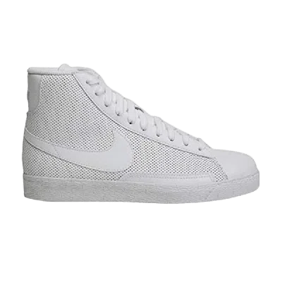 Pre-owned Nike Blazer Mid Gs 'triple White'