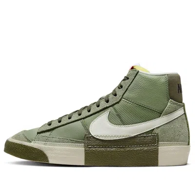 Nike Blazer Mid Pro Club 'olive Sail' In Green