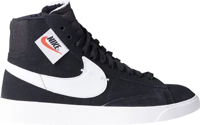 Pre-owned Nike Blazer Mid Rebel White (women's) Sneakers In Black/summit White/oil Grey In Multi