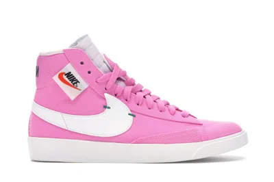 Pre-owned Nike Blazer Mid Rebel (women's) Sneakers In Psychic Pink/summit White/black