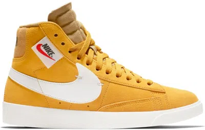 Pre-owned Nike Blazer Mid Rebel (women's) Sneakers In Yellow Ochre/summit White/black