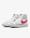 NIKE BLAZER MID VINTAGE '77 VINTAGE BQ6806-122 MEN'S WHITE RED SHOES US 13 WOO32