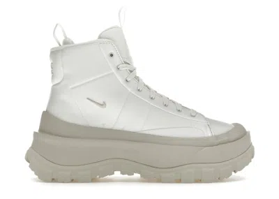 Pre-owned Nike Blazer Roam Mid Phantom (women's) Sneakers In Summit White/light Bone/university Gold