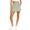 Nike Bliss Lux Training Skort In Light Army/clear