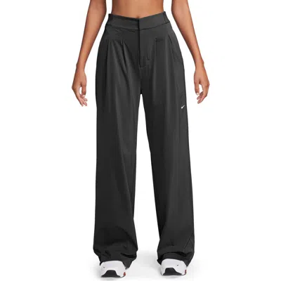 Nike Bliss Wide Leg Pants In Black/clear