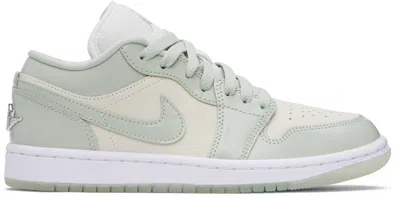 Nike Blue & Off-white Air Jordan 1 Low Se Trainers