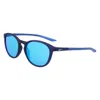 Nike Blue Injected Sunglasses In Blue